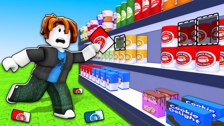 Clean the Supermarket Roblox official thumbnail showing the game artwork